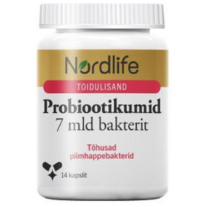 Nordlife Пробиотики 7 млрд бактерий в капсулах N14 toote pilt