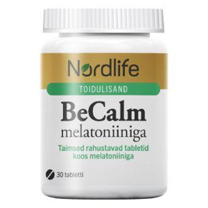 Nordlife BeCalm melatoniiniga tabletid N30 toote pilt