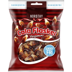 Nordthy Sukkerfri Cola Flasker - 80 g produktbillede