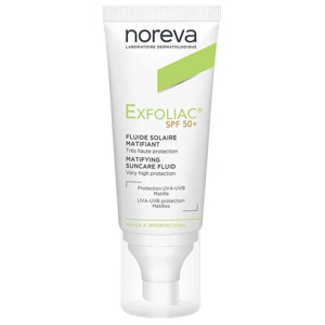 Noreva Exfoliac mattier.Sonnenschutz-Fluid LSF 50+ Produktbild