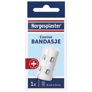 Norgesplaster Elastisk bandasje 8 cm x 4,5 m produktbilde