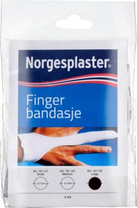 Norgesplaster fingerbandasje large brun 3 stk produktbilde