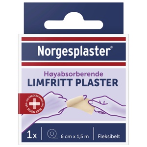Norgesplaster limfritt plaster 6cmx1,5m produktbilde