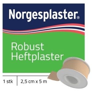 Norgesplaster robust heftplaster 2,5cmx5m produktbilde