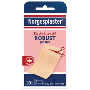 Norgesplaster Robust plaster 6 x 10 cm 10 stk produktbilde