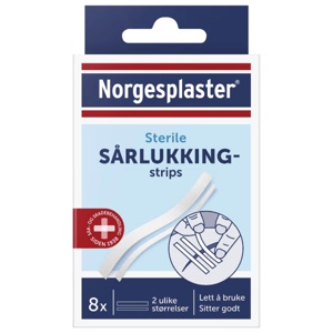 Norgesplaster sårlukkingstrips 8 stk produktbilde