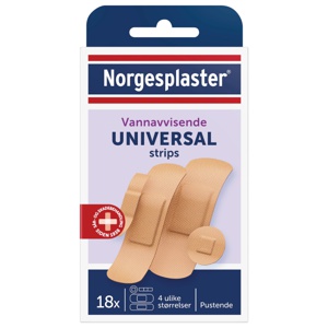 Norgesplaster universal strips 18 stk produktbilde