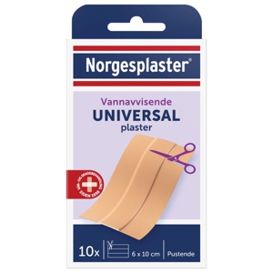 Norgesplaster Universal Plaster 6 x 10 cm 10 stk produktbilde