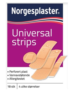 Norgesplaster Universal Strips produktbillede