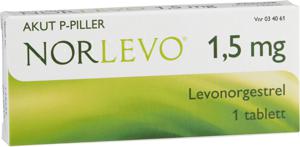 Norlevo tablett 1,5 mg 1st produkt bild