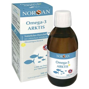NORSAN Omega-3 ARKTIS mit Vitamin D3 200 ml Flüssigkeit Produktbild