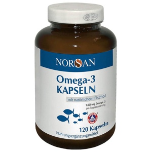 NORSAN Omega-3 Fischöl 120 St Kapseln Produktbild