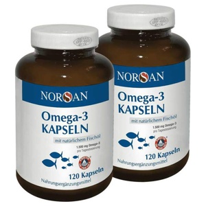 Norsan Omega-3 Kapseln, 2x120 St Kapseln Produktbild