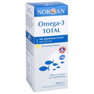 NORSAN Omega-3 TOTAL flüssig Fischöl 200 ml Flüssigkeit Produktbild