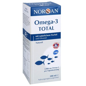 NORSAN Omega-3 TOTAL Naturell Fischöl 200 ml Flüssigkeit Produktbild
