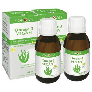 Norsan Omega-3 vegan flüssig, 2x100 ml Flüssigkeit Produktbild