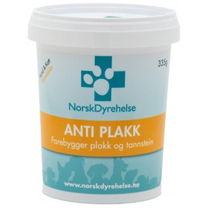 Norsk Dyrehelse Anti Plakk, 335 g produktbilde