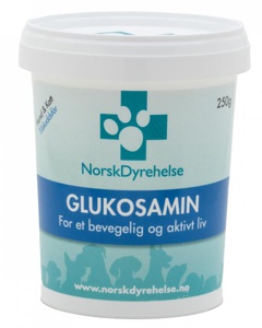 Norsk Dyrehelse Glukosamin, 250 g produktbilde