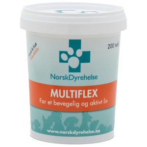 Norsk Dyrehelse Multiflex, 200 tabletter produktbilde