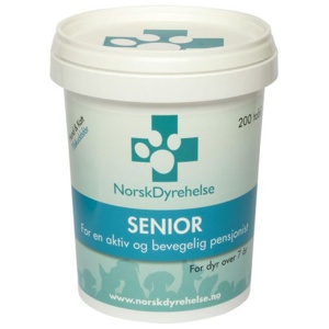 Norsk Dyrehelse Senior, 200 Tabletter produktbilde