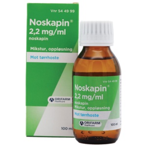 Noskapin 2,2 mg/ml mikstur 100 ml produktbilde