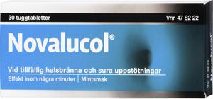 Novalucol, tuggtablett 30 st
