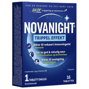Novanight tabletter 16 stk produktbilde