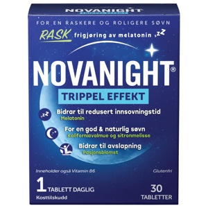 Novanight tabletter 30 stk produktbilde