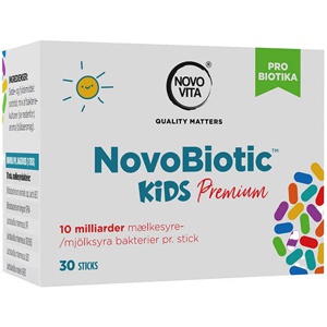 Novo Vita Novobiotic Kids Premium Mælkesyrebakterier   60 g produktbillede