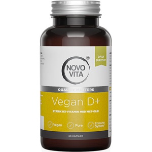 Novo Vita Vegan D-vitamin+   60 kapsler produktbillede