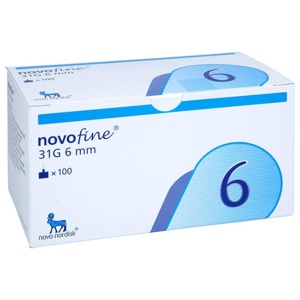 NOVOFINE Nadeln 31 G 6 mm Produktbild