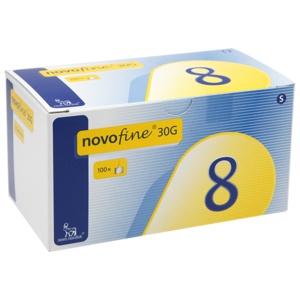Novofine Kanyle 30G 0,30x 8mm, 100 stk. produktbilde