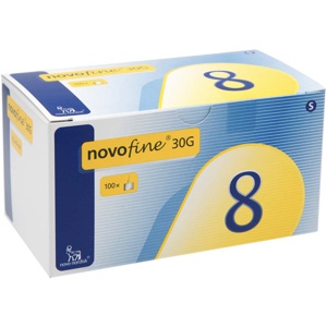 Novofine kanyle 30G 0,30x 8mm produktbilde