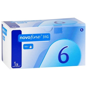 NOVOFINE Nadeln 31 G 6 mm Produktbild