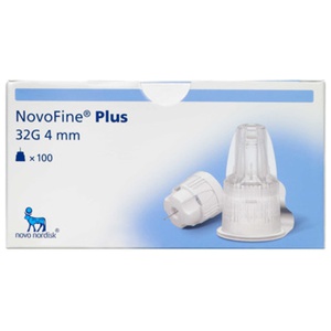 Novofine Plus kanyle 32G 4 mm, 100 stk. produktbilde