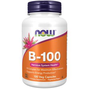 NOW - Vitamin B-100 kapslar produkt bild