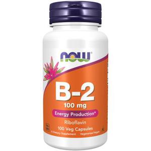 NOW B-2 Vitamin 100 mg Kapslar 100 st produkt bild