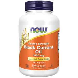 NOW Black Currant Oil Double Strength 1000 mg Kapslar 100 st produkt bild