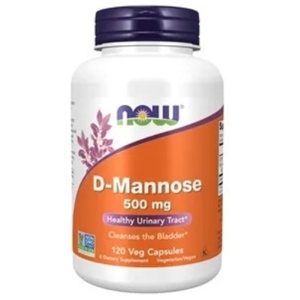 Now d-mannose 500 mg 120 kapsler produktbilde