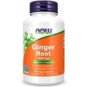Now Ginger Root 550 mg 100 Kapsler produktbilde