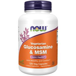 NOW Foods - Glukosamin & MSM Vegetarisk 120 kapslar produkt bild