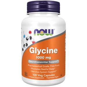 NOW Glycine 1000 mg 100 kapslar produkt bild