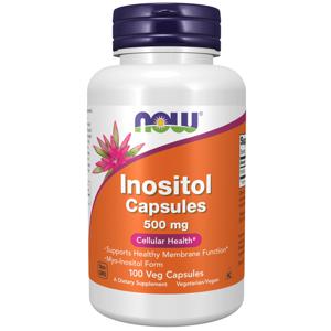 NOW Inositol 500mg 100 kapslar produkt bild