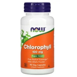 Now klorofyll 100 mg 90 kapsler produktbilde