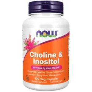 Now kolin & inositol 1:1 100 kapsler produktbilde