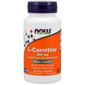 Now L-carnitine aminosyre 250mg 60 kapsler produktbilde