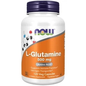 Now L‑Glutamine 500 mg – 120 kapsler produktbilde