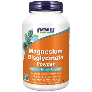 NOW Magnesium Bisglycinate Powder Pulver 227 g produkt bild