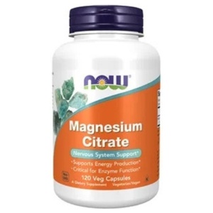 Now Magnesiumsitrat 120 kapsler produktbilde