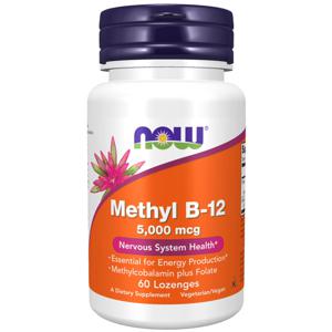 NOW Methyl B-12 5000 mcg 60 sugtabletter produkt bild